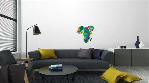 Fototapeta Polityczna Mapa Afryki • Pixers® • Żyjemy By Zmieniać