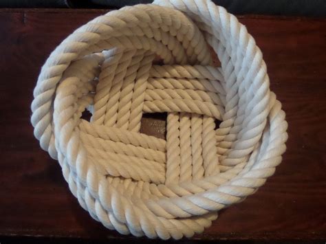Nautical Decor Cotton Rope Bowl Basket 7 X 5 By Alaskarugcompany 45