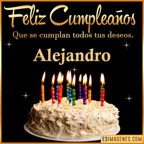 º‿º Feliz Cumpleaños Alejandro ️ 30 Tarjetas Y 