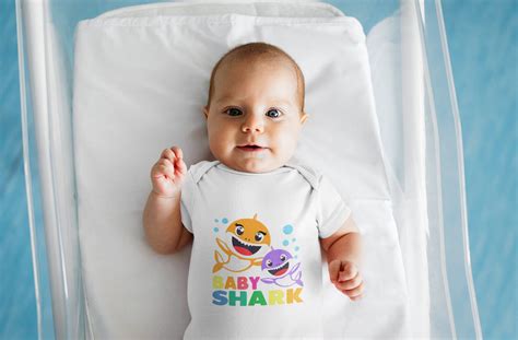 Cute Baby Shark Baby Onesies Baby Clothes Baby Grows Etsy