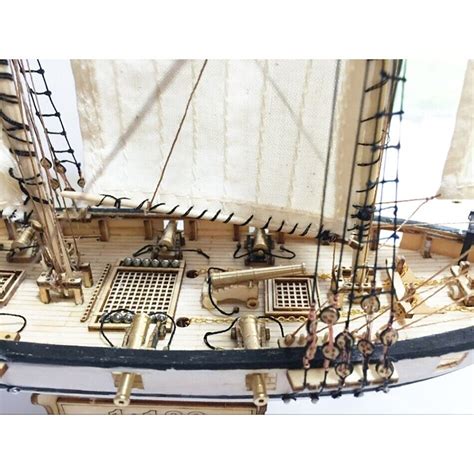 1100 Scale New Wooden Sailing Boat Model Diy Kit Ship Assembly Decoration T Ebay