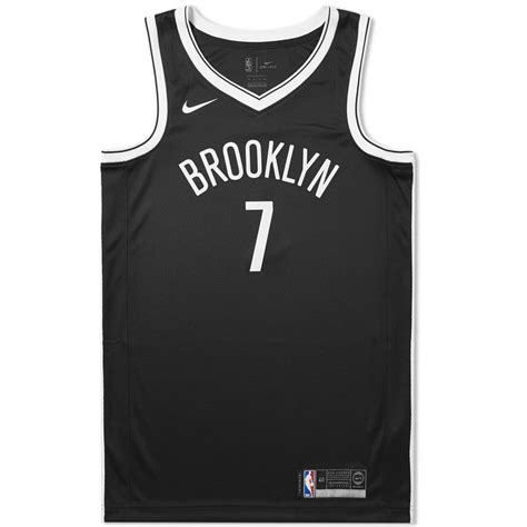 Adidas brooklyn nets swingman black blank jersey small s +2 7470a k9bn2w h82362. Nike Brooklyn Nets Swingman Road Jersey Black | END.