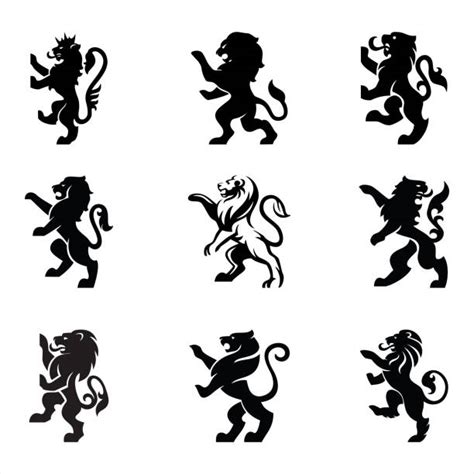 7900 Coat Of Arms Lion Stock Illustrations Royalty Free Vector