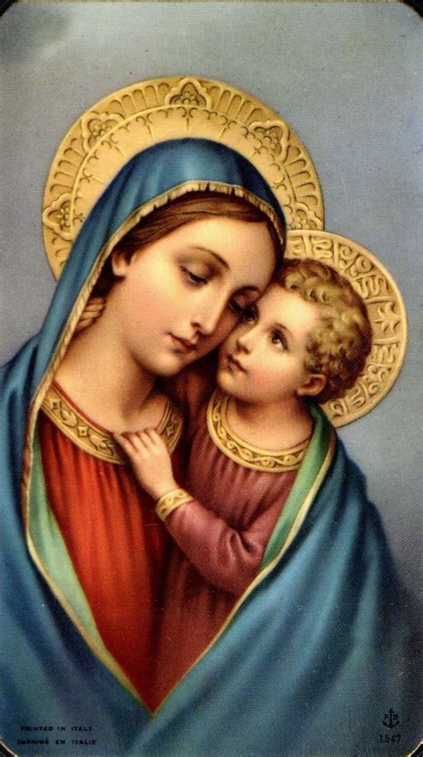 Virgin Mary And Baby Jesus Mary Mother Pinterest Jesus Mary And