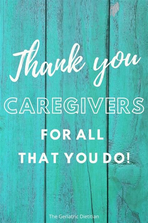 Inspirational Quotes Thank You Caregivers For All You Do Caregiver
