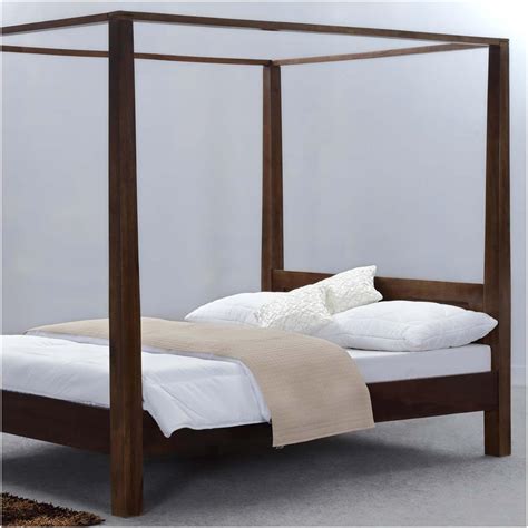 This canopy bed will thrill the teenage princess with its graceful wood canopy that includes white sheers tied to its structure with wayward pick a bigger bed frame, ideally one of oak canopy beds, or anything made of full timber. Modern Rustic Philadelphia Solid Wood Platform Canopy Bed