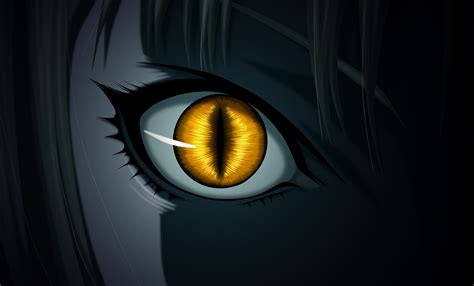 애니메이션 소녀 뱀 눈 악마의 눈 바탕 화면 2560x1550 Wallpapertip