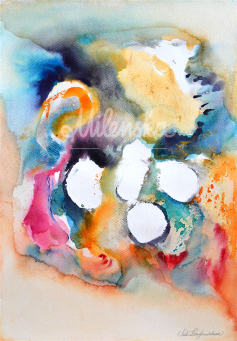 Original Watercolor Abstract Paintings On Behance