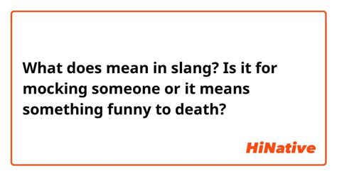 What Does 💀 Mean In Slang Is It For Mocking Someone Or It Means