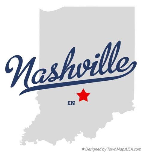 Map Of Nashville In Indiana