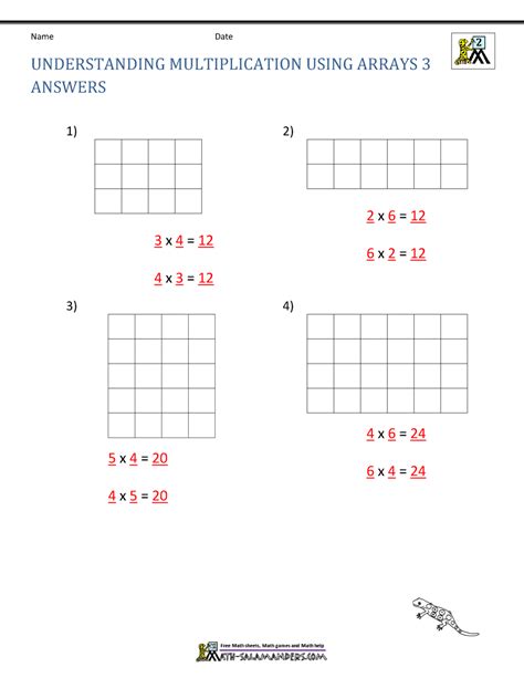 Free Printable Multiplication Worksheets 2nd Grade