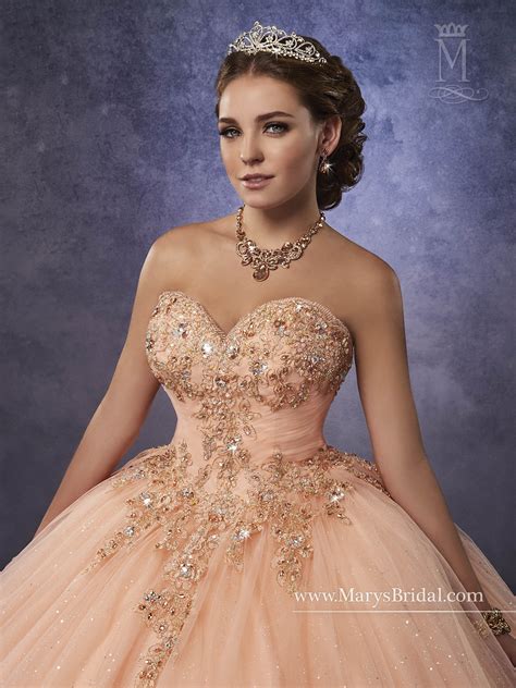 Beaded Sweetheart Quinceanera Dress By Marys Bridal 4q491 In 2021