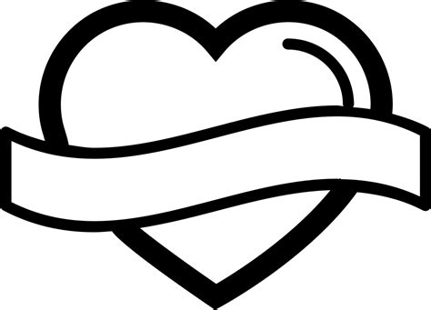 Heart Banner Png Free Png Image