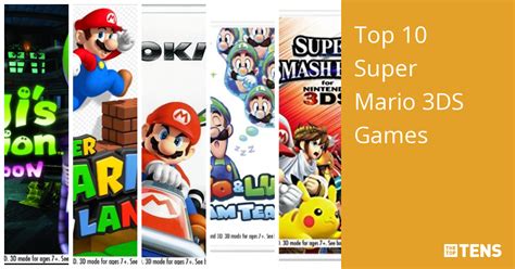 Top 10 Super Mario 3ds Games Thetoptens