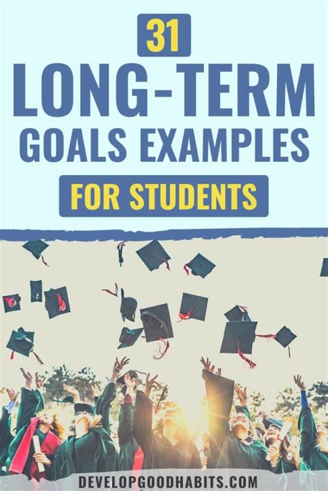 31 Long Term Goals Examples For Students In 2024