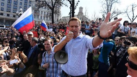 alexei navalny arrested at russia opposition protest cnn