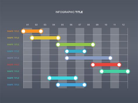 Project Schedule Bar Powerpoint Templates Powerpoint Free