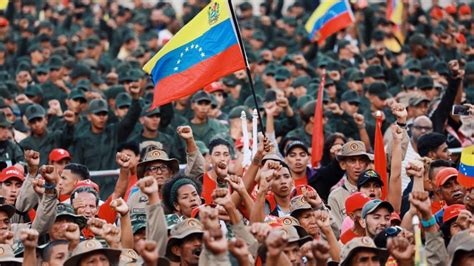 Venezuelan Students March In Defense Of Democracy Peace And