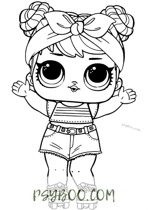 Coquettish fashionista in the form of a fox. Fashionista LOL DOLL Sisters Sunrise Coloring Page ⋆ FREE ...