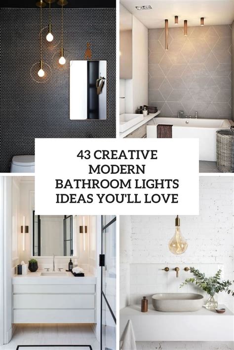 Daylight has a color temperature between 4600 and 6500k. 43 Creative Modern Bathroom Lights Ideas You'll Love - DigsDigs