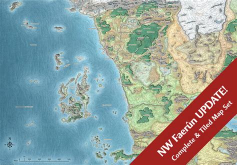 Mike Schley Forgotten Realms Regional Maps Northwest Faerûn