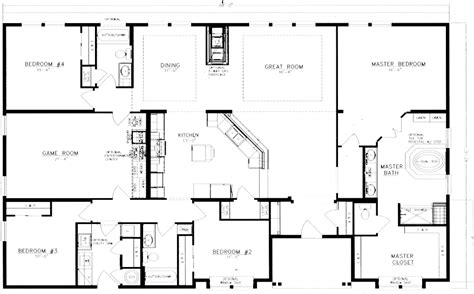 Home Floor Plan Bedroom Barndominium Plans Transpa Png X Free Sexiz Pix