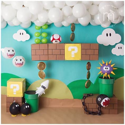 70 Ideas De Decoración Para Fiesta De Mario Bros Fiesta De Mario Bros