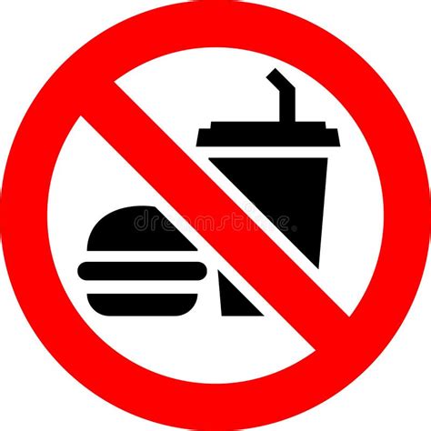 No Food Or Drink Clipart Image