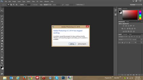 Solved Adobe Photoshop Cc 2014 Has Stopped Working In Win Adobe