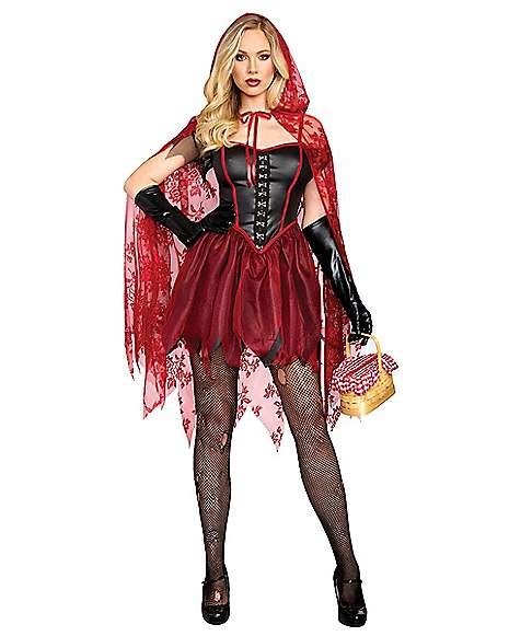 Shop Black Firday Spirit Halloween Adult Dangerous Red Riding Hood Costume At Best Price In