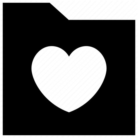 Affection folder, folder, love data, love folder, romantic folder icon icon