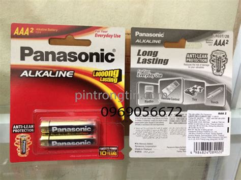 Pin Aaa Panasonic Lr03t Alkaline Chất Lượng Cao Pin Trọng Tín