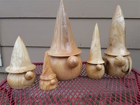 Wooden Gnome Etsy In Hanging Ornaments Wooden Gnomes