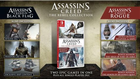 Assassins Creed The Rebel Collection Review For Nintendo Switch