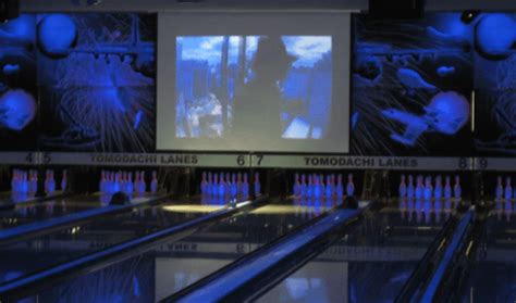 Bowling Alley Big Screens And Projectors