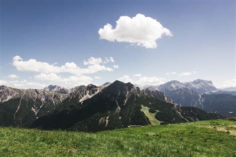 Free Photo Mountains Under Cloudy Sky During Daytime Alps Nature