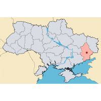 Large Detailed Road Map Of Donetsk City In Ukrainian Donetsk