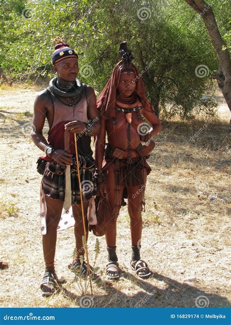 Himba Couple Editorial Stock Image Image Of Namibia 16829174