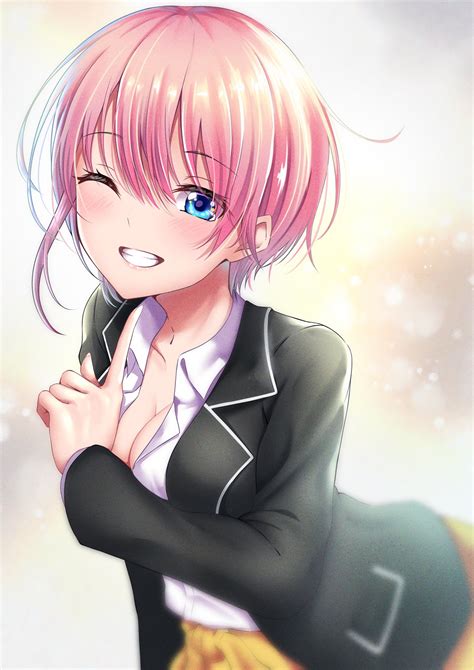 fond d écran anime filles anime 5 toubun no hanayome nakano ichika cheveux courts cheveux