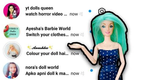 My Subscribers And Doll Youtubers Gave Me Dare Doll Dare Challenge Kashish Dolls World