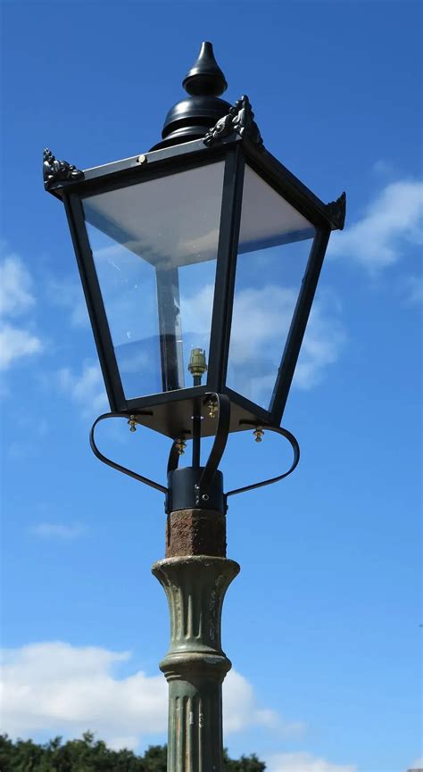 Antique Reclaimed Outdoor Cast Iron Lamp Post Lampost