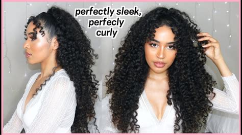 Dive into the best half up half down hairstyles of the year! PERFECTLY SLEEK & CURLY HAIRSTYLE! Half up, half down ...