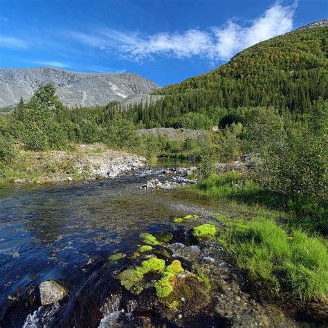 Risjok River In Khibiny Mountains Russia Stock Image Image Of Climb