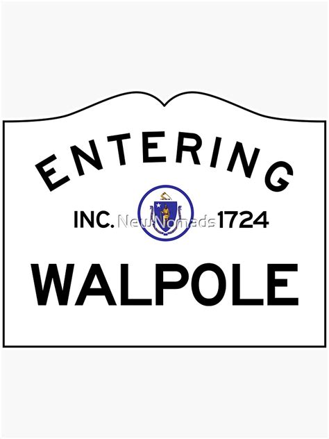 Entering Walpole Massachusetts Commonwealth Of Massachusetts Road