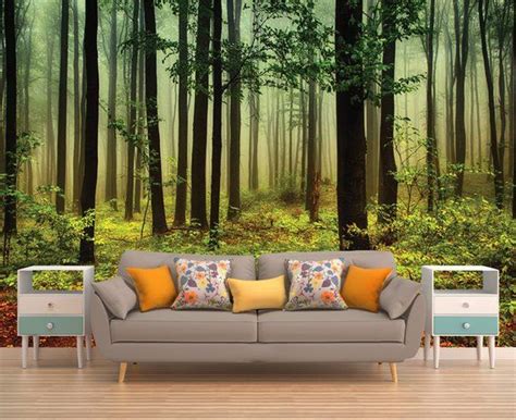 Forest Wall Mural Forest Wallpaper Forest Tree Wall Mural Tree