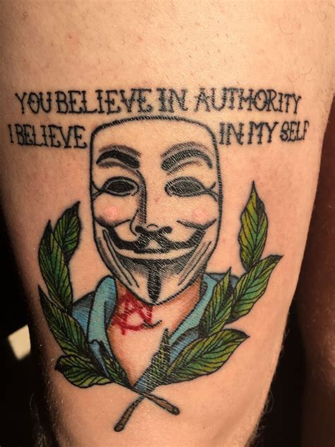 Baru Tattoo Anarchiste Konsep Penting