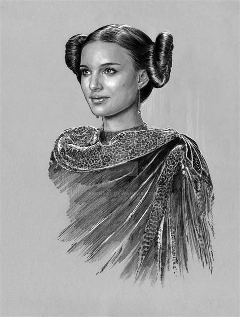 How To Draw Padme Amidala Step By Step At Drawing Tutorials