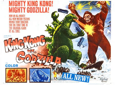 Legends collide in godzilla vs. 2 King Kong Vs. Godzilla HD Wallpapers | Backgrounds ...