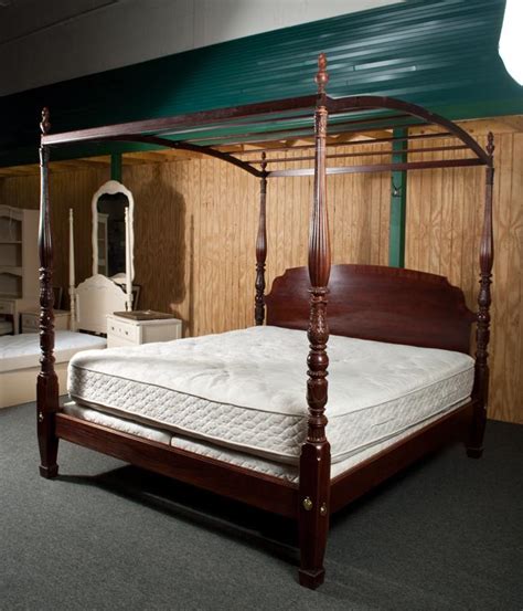 A Fine Ethan Allen King Canopy Bed
