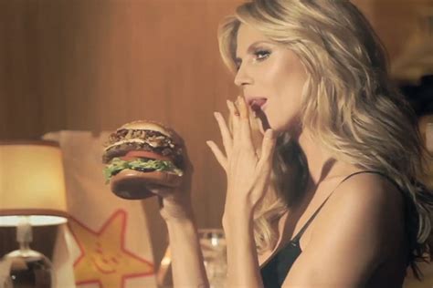 Watch Heidi Klum Behind The Scenes At Her New Carls Jr Slutburger Ad